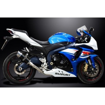 Delkevic volledig systeem Round Carbon 200mm zonder e-keur - GSX-R1000 (2012-2016)