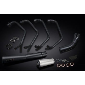 Delkevic volledig systeem Megaphone RVS 550mm zonder e-keur - Z1100A Shaft (1981-1983)