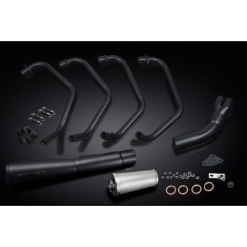 Delkevic volledig systeem Megaphone RVS 550mm zonder e-keur - Z1-R (1979-1980)