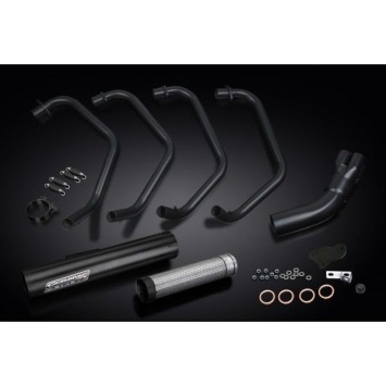 Delkevic volledig systeem Short Straight RVS 350mm zonder e-keur - Z1000LTD KZ1000K LTD (1981-1982)