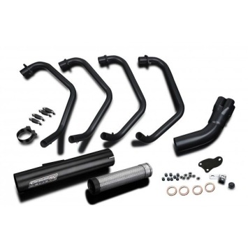 Delkevic volledig systeem Short Straight RVS 350mm zonder e-keur - Z1000LTD KZ1000K LTD (1981-1982)