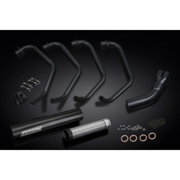 Delkevic volledig systeem Short Straight RVS 350mm zonder e-keur - Z1100A Shaft (1981-1983)