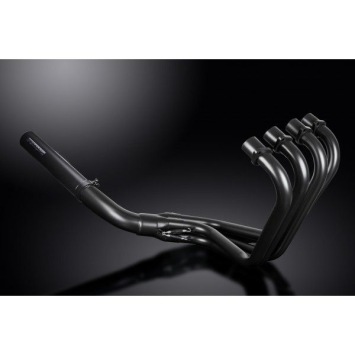 Delkevic volledig systeem Short Straight RVS 350mm zonder e-keur - Z1100A Shaft (1981-1983)