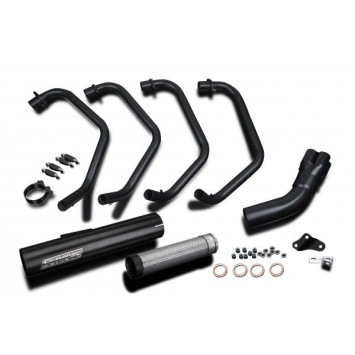 Delkevic volledig systeem Short Straight RVS 350mm zonder e-keur - Z900/Z1 (1972-1976)