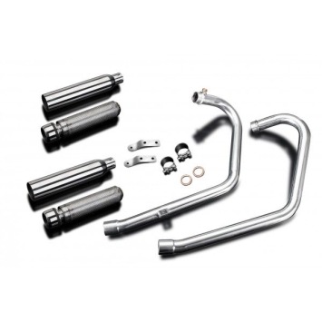 Delkevic volledig systeem Round RVS 410mm zonder e-keur - Bonneville Bobber 2017-2019