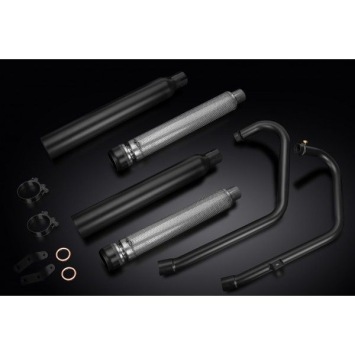 Delkevic volledig systeem Round RVS 550mm zonder e-keur - Bonneville Bobber 2017-2019