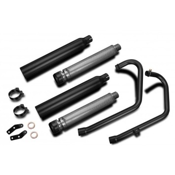 Delkevic volledig systeem Round RVS 550mm zonder e-keur - Bonneville Bobber 2017-2019