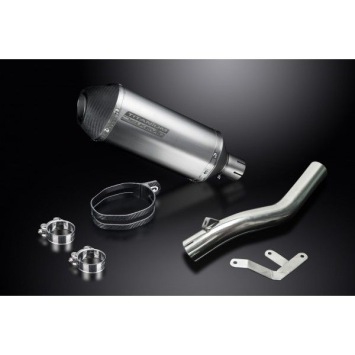 Delkevic slip-on kit X-Oval Titanium 260mm zonder e-keur - VFR800Fi (1998-2001)