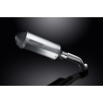 Delkevic slip-on kit X-Oval Titanium 260mm zonder e-keur - VFR800Fi (1998-2001)