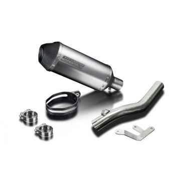 Delkevic slip-on kit X-Oval Titanium 260mm zonder e-keur - VFR800Fi (1998-2001)