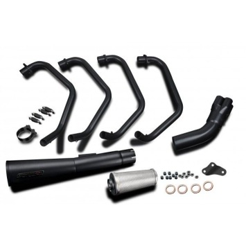 Delkevic volledig systeem Megaphone RVS 550mm zonder e-keur - KZ1000LTD (1977-1980)