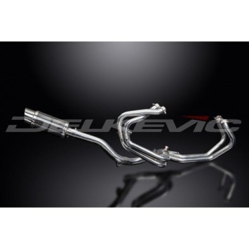 Delkevic volledig systeem Round Carbon 200mm zonder e-keur - VFR800 (1998-2001)