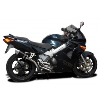 Delkevic volledig systeem Round Carbon 200mm zonder e-keur - VFR800 (1998-2001)