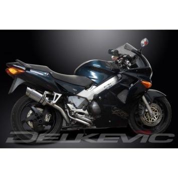 Delkevic volledig systeem Round RVS 200mm zonder e-keur - VFR800 (1998-2001)