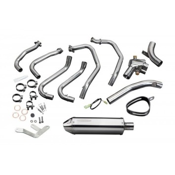 Delkevic volledig systeem Tri-Oval RVS 320mm - VFR800 (1998-2001)