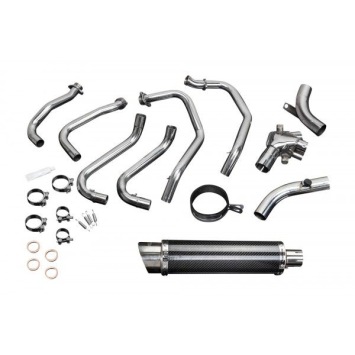 Delkevic volledig systeem Oval RVS 225mm zonder e-keur - VFR800 (1998-2001)