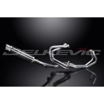 Delkevic volledig systeem Round Carbon 350mm zonder e-keur - VFR800 (1998-2001)