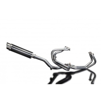 Delkevic volledig systeem Round Carbon 350mm zonder e-keur - VFR800 (1998-2001)