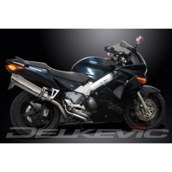 Delkevic volledig systeem Round RVS 350mm zonder e-keur - VFR800 (1998-2001)