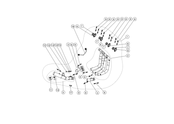 Akrapovic RVS Voorbochten Suzuki GSX-R 1000 2017 - 2025