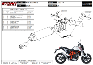 Storm By Mivv GP RVS Black Slip-On Einddemper Met E-keur TRIUMPH TIGER 1050 2007 - 2012