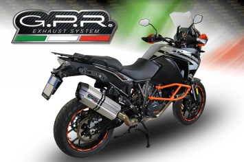 GPR Sonic Titanium Slip-on Einddemper met E-keur KTM 1090 Adventure 2017 - 2020