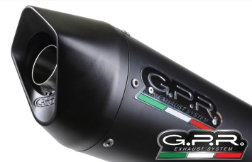 GPR Furore Nero Dubbele Slip-on Einddemper Set met E-keur Aprilia SL Falco 1000 2000 > 2004
