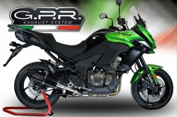 GPR Furore Nero Slip-on Einddemper met E-keur Kawasaki Versys 1000 2015 > 2016