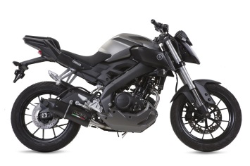 GPR Furore Nero Volledig Uitlaatsysteem met E-keur incl. Katalysator Yamaha MT 125 2014 > 2016