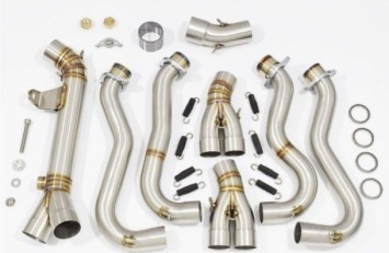 BWE RVS Uitlaatbochtenset Suzuki GSX-R 750 2008-2010