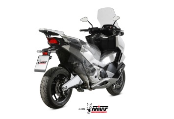 Mivv Delta Race RVS Einddemper met E-keur Honda Forza 750 2021 > 2024