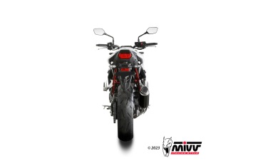 Mivv GP Pro RVS Black Slip-on EInddemper met E-keur Honda CB 750 Hornet 2023 - 2024
