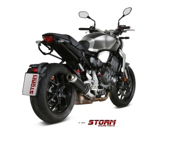 Storm By Mivv GP RVS Black Slip-On Einddemper Met E-keur HONDA CB 1000 R 2018 - 2024