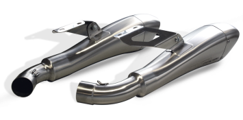 HP Corse Hydroform RVS Slip-on Dubbele Einddemper set (L+R) met E-keur Ducati Monster 796 2010 > 2014
