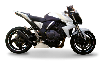 HP Corse Hydroform RVS Black Slip-on Einddemper met E-keur incl. Katalysator Honda CB 1000 R 2008 > 2015