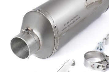 HP Corse SP-1 Short Titanium Einddemper met E-keur Yamaha Tenere 700 2019 > 2024