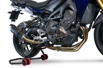 GPR Furore Evo4 Nero Compleet Uitlaatsysteem met E-keur incl. Katalysator Yamaha MT-09 / FJ-09 2021 - 2023