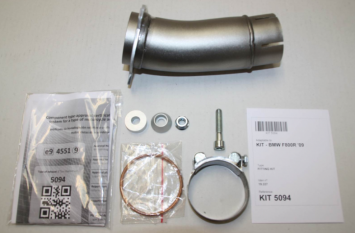 IXIL Hexoval Xtrem Evolution RVS Einddemper met E-keur BMW F 800 R 2009 - 2015