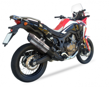 IXIL Hexoval Xtrem Evolution RVS Einddemper met Euro4 Keuring Honda CRF 1000 L Africa Twin 2016 2019
