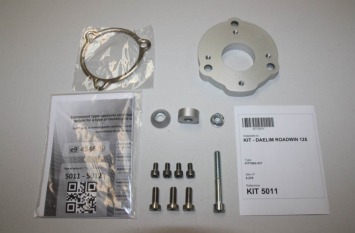 IXIL Hexoval Xtrem Evolution RVS Einddemper met E-keur Daelim Roadwin 125 2004 - 2006