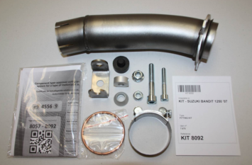 IXIL Hexoval Xtrem Evolution RVS Einddemper met E-keur Suzuki GSF 1250 Bandit 2007 > 2015