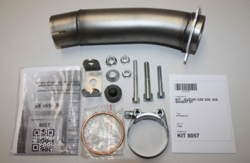 IXIL Hexoval Xtrem Evolution RVS Einddemper met E-keur Suzuki GSF 650 2007 2015