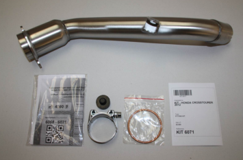 IXIL Hexoval Xtrem Evolution RVS Einddemper met E-keur Honda VFR 1200 X Crosstourer 2012 2016