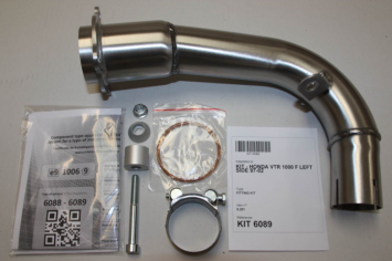 IXIL Hexoval Xtrem Evolution RVS Einddemper Set met E-keur Honda VTR 1000 F 1997 2006