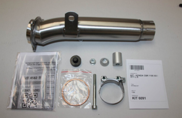 IXIL Hexoval Xtrem Evolution RVS Einddemper Set (L+R) met E-keur Honda CBR 1100 XX 1997 - 2006