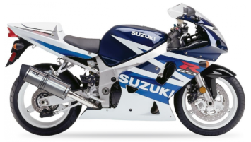 IXIL Hexoval Xtrem Evolution RVS Einddemper met E-keur Suzuki GSX-R 600 2001 2005