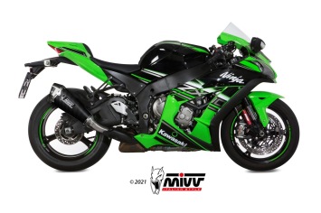 Mivv Delta Race Carbon Einddemper met E-keur Kawasaki ZX-10 R / RR / SE 2016 > 2024