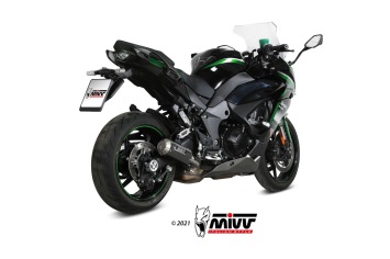 Mivv MK3 Carbon Einddemper zonder E-keur Kawasaki NINJA 1000 SX / Tourer 2020 > 2024