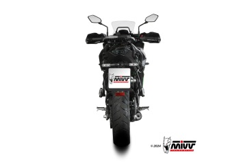 Mivv Oval Carbon Volledig Uitlaatsysteem met E-keur Kawasaki Versys 650 2024