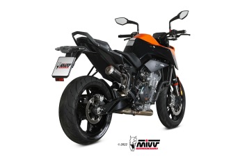 Mivv MK3 RVS Black Einddemper zonder E-keur KTM 890 Duke 2020 > 2024